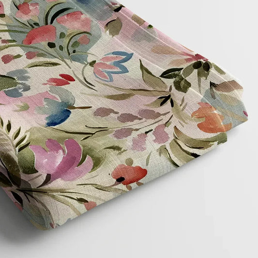 Poly Cotton Digital Print Fabric | 44 Width, Unstitched
