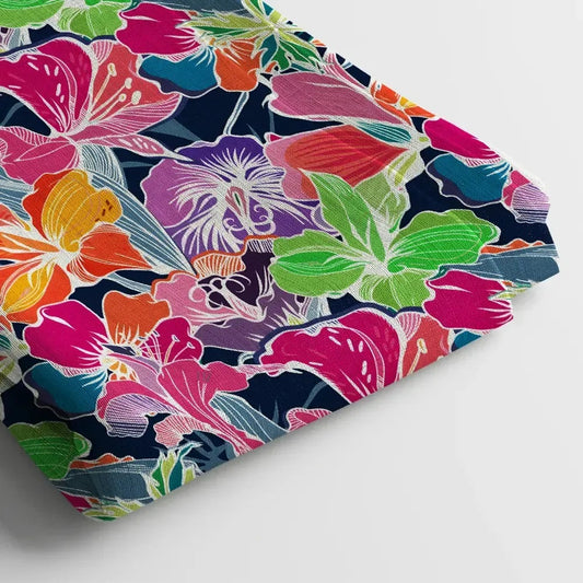 Crepe Digital Print Fabric - Express Yourself